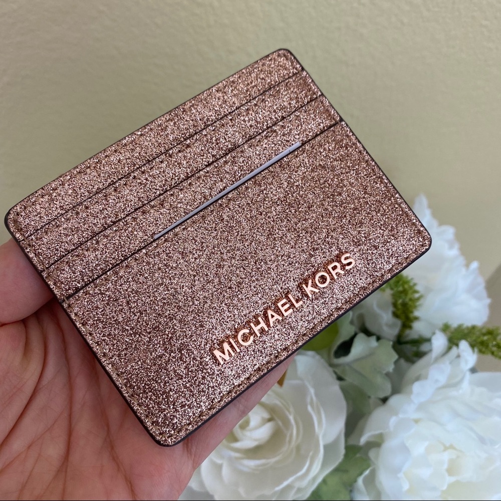 Bundle Michael Kors glitter mini Xbody & ID card - Picture 5 of 13